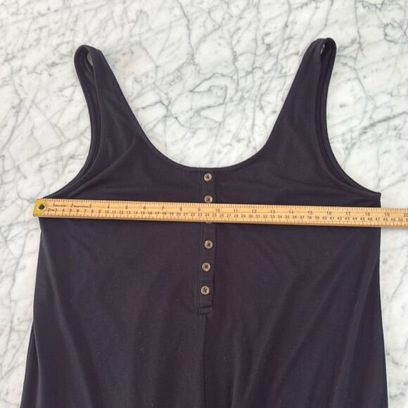 L*SPACE BLACK SLEEVELESS JUMPER WIDE LEG SZ L - Picture 6 of 9
